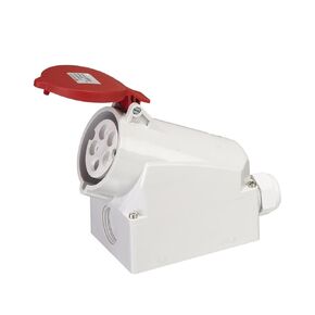 European Standard Waterproof Socket IP44 Industrial Socket Direct Supply SP-1557-32A Waterproof Exposed Socket in Kuwait