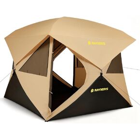 4 Person Camping Tent, Setup in 60 Seconds, Waterproof,Pop up Tents | Instant setup in 60 Seconds,Spacious Interior,3000mm waterproof Camping tent,Instant Cabin Tents with Carry Bag in Saudi Arabia