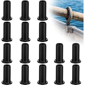 Soulchen 16 Pcs Oar Lock Socket Inserts 1/2" Kayak Paddle Lock Bushings Black Rubber Kayak Bushings Canoe Paddle Holder Accessories for Oar Protector Boat Hardware Socket Boat Tool Holder in Kuwait