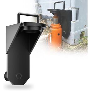 2 Pack Upgraded Shipping Container Jack Lug Lifter Heavy Duty with Handle and Limiter, Container Leveler Booster Black in Saudi Arabia