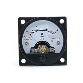 SO-45 Circular DC Ammeter Analog Pointer 1A 2A 3A 5A 10A 15A 220A 30A Current Tester 47 * 47mm 1Pcs(500A(75mV)) in Saudi Arabia
