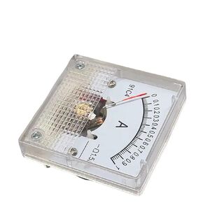 91C4- MA DC Pointer Type Milliammeter 1mA 5mA 10mA 50mA 100mA 200mA 300mA 500mA Ammeter 1Pcs(50MA) in Saudi Arabia