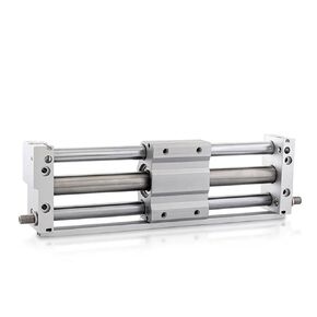 CY1S25 Magnetic Coupling rodless Cylinder Slider Type Cylinder Diameter 25mm Stroke 50-600mm Optional (Model: CY1S25-100)(CY1S25-200) in Saudi Arabia