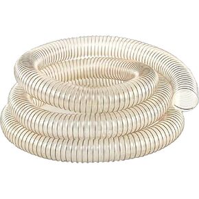 PVC Steel Wire Flexible Hose 1 Meter PU Ducting with Copper Plated Transparent Wall 2mm Thickness ID 100 to 200mm(Inner diameter: 130mm) in Kuwait
