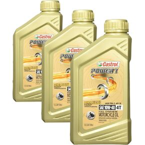 Castrol Power 1 10W-40 Full Synthetic Motorcycle Oil (06112) in Saudi Arabia