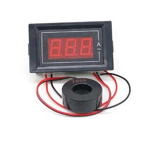 D85-A AC Digital Display Ammeter Can Measure 0-100A Embedded Installation LED Panel with Shunt 1Pcs in Saudi Arabia
