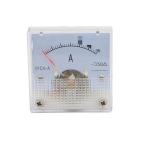 91C4 Ammeter DC Analog 1A 3A 200A 300A 500A Panel Mechanical Pointer Type Amper Meter Current 1Pcs(91C4- MA,400) in Saudi Arabia