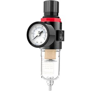 AFR2000 Pneumatic Compressor Air Filter Treatment Unit Pressure Regulator Reducing Valve Oil Water pressure(AFR2000 PC8) in Kuwait