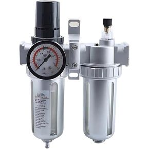 SFC400 1/2 SFC300 3/8 SFC200 Oil and Water Separate Filter, Air Compressor Regulator, Air Source Processor Source Treatment Unit(SFC-200 w EU20,1 Set) in Kuwait