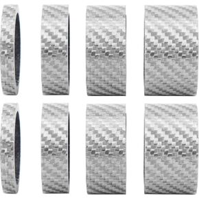 فاصل الدراجة، من ألياف الكربون خفيفة الوزن بمقاسات 5/10/15/20 مم، مجموعتين فضيتين لراكبي الدراجات على الطرق الجبلية، إصلاح الدراجة بنفسك in Kuwait