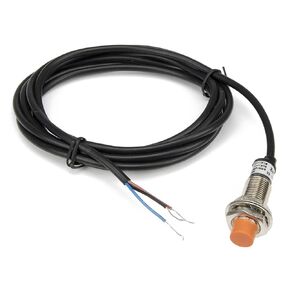 M12 4mm Sensing Proximity Sensor Switch, DC 6-36V NPN PNP NO NC PR12-4DN Non-Shielded Full View, 1pc(PR12-4DP2 PNP NC) in Kuwait