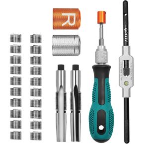Bicycle Thread Repair Kit 9/16 inch - Steel Thread Tapping Tool with Crank Protection, for Pedal, Bottom Bracket & Crankset Thread Restoration in Saudi Arabia