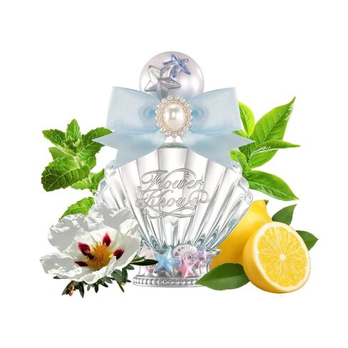 عطر فلاور نوز شيلز جويل، أو دو بارفان، عطر طويل الأمد للنساء، رائحة زهور فاكهية مائية مع روائح التفاح وخشب الصندل والغالبانوم والنظيف والنباتي الأساسي، 1.67 أونصة سائلة (التفاح الكريستالي) in Saudi Arabia