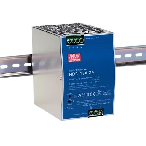NDR-480-24 NDR-480-48 24V 20A 480W مخرج واحد مصدر طاقة السكك الحديدية الصناعية DIN (NDR-480-48) in Saudi Arabia