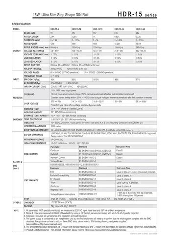 HDR-15-12 15W Ultra Slim Step Shape DIN Rail HDR-15 12V 1.25A in Kuwait