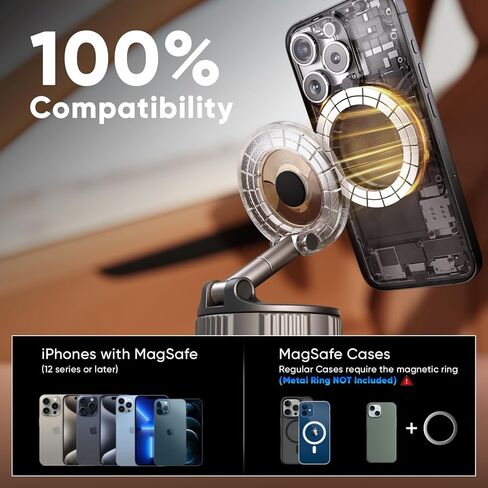 Magnetic Phone Holder for Car [120+ LB Strongest Suction & 2800gf Strongest Magnetic] 360° Adjustable Car Phone Holder for Magsafe Phone Holders for Your Car for iPhone 16 Pro Max 15 14 13 12 Plus in Kuwait