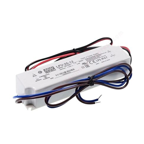 سائق LED LPV-35 سلسلة 5 فولت/12 فولت/15 فولت/24 فولت/36 فولت LED IP67 LED التيار الكهربائي محول الجهد المستمر (LPV-35-12) in Saudi Arabia
