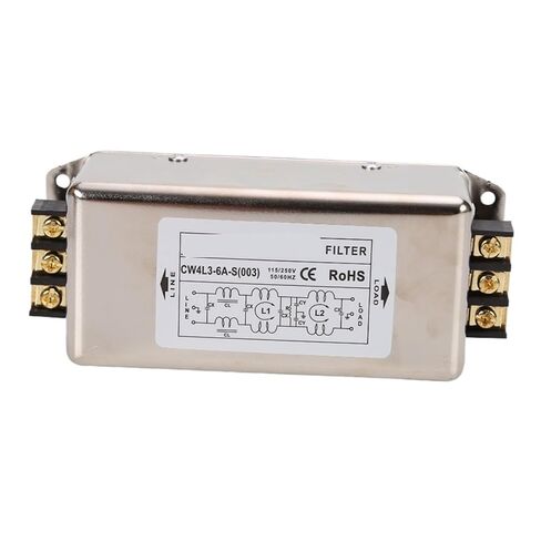 CW4L3-3A/6A/10A/20A/30A-S(003) مرشح ثلاثي المراحل تيار متردد أحادي الطور كتلة طرفية 220 فولت (CW4L3-10A-S 003) in Saudi Arabia
