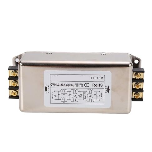 CW4L3-3A/6A/10A/20A/30A-S(003) Three-Stage Filter Single-Phase AC Power Filter Terminal Block 220V(CW4L3-10A-S 003) in Saudi Arabia