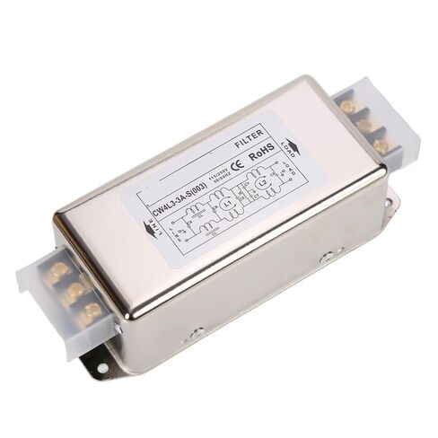 CW4L3-3A/6A/10A/20A/30A-S(003) Three-Stage Filter Single-Phase AC Power Filter Terminal Block 220V(CW4L3-10A-S 003) in Saudi Arabia