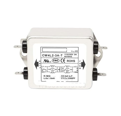 CW4L2-3A/6A/10A/15A/20A-T مرشح مزدوج المرحلة مضاد للتدخل تيار متردد 220 فولت (CW4L2-15A-T) in Saudi Arabia