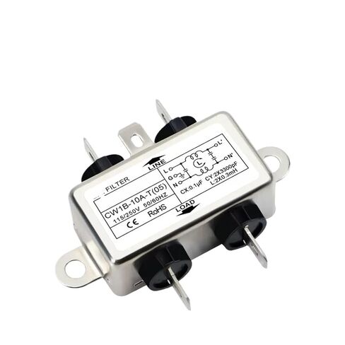 CW3-6A/10A/20A-T واجهة التوصيل التيار المتناوب مرحلة واحدة 220 فولت مرشح الطاقة المضادة للتدخل CW1B-3A/6A/10A-T 05(CW1B-10A-T 05) in Saudi Arabia