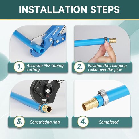 5 قطع تركيبات PEX، 1/2 بوصة PEX × 1/2 بوصة محول كوع ذكر NPT ملولب، ASTM F1807 in Kuwait