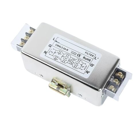 CW4L2-3A/6A/10A/20A/30A-R ثلاثة أقسام نوع السكك الحديدية مرحلة واحدة 220 فولت مرشح الطاقة تنقية المضادة للتدخل (CW4L2-10A-R) in Saudi Arabia