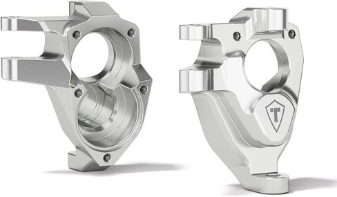 TREAL Aluminum 7075 Front Inner Portal Covers Steering Knuckles for Vanquish VRD/VS4-10(Silver) in Saudi Arabia