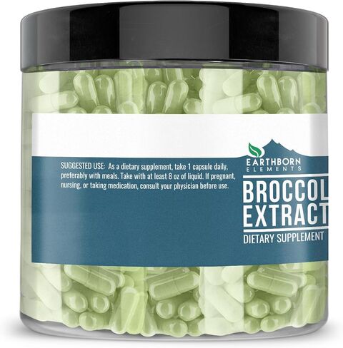 Earthborn Elements مستخلص البروكلي، 200 كبسولة، نقي وغير مخفف، بدون إضافات in Kuwait