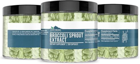 Earthborn Elements مستخلص البروكلي، 200 كبسولة، نقي وغير مخفف، بدون إضافات in Kuwait