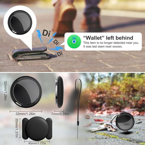 GPS Tracker للمركبات ، 2 Pack Mini GPS Tracker للسيارات تعمل مع Find My (iOS فقط) ، جهاز تتبع سيارات GPS في الوقت الفعلي لا توجد رسوم شهرية GPS للسيارات ، الأطفال ، الحيوانات الأليفة والمسنين in Saudi Arabia