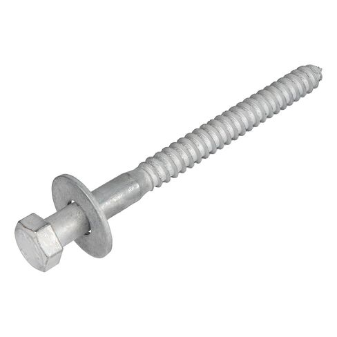 طقم براغي متخلفة 1/2 × 8 (25 حزمة)، 25 براغي و25 حلقة، مجلفنة بالغمس الساخن، تلبي الدرجة الصناعية/التجارية ASME B18.2.1 بواسطة Makers Bolt in Kuwait