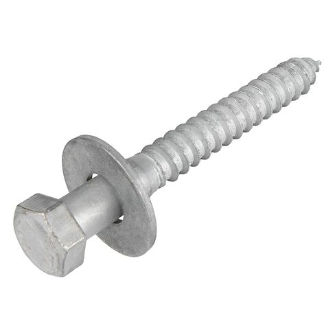 طقم براغي متخلفة 1/2 × 8 (25 حزمة)، 25 براغي و25 حلقة، مجلفنة بالغمس الساخن، تلبي الدرجة الصناعية/التجارية ASME B18.2.1 بواسطة Makers Bolt in Kuwait