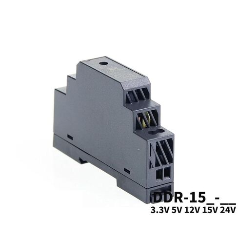 DDR-15G-5 15W DIN نوع السكك الحديدية DC-DC محول DDR-15G 5V 3A in Saudi Arabia