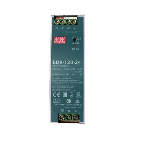 EDR-120-24 120 وات مخرج واحد DIN السكك الحديدية EDR-120 24V 5A in Saudi Arabia