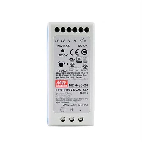 MDR-60-5 50W Single Output Industrial DIN Rail Power Supply MDR-60 5V 10A in Kuwait