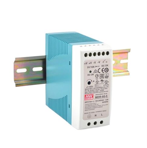 MDR-60-5 50W Single Output Industrial DIN Rail Power Supply MDR-60 5V 10A in Kuwait