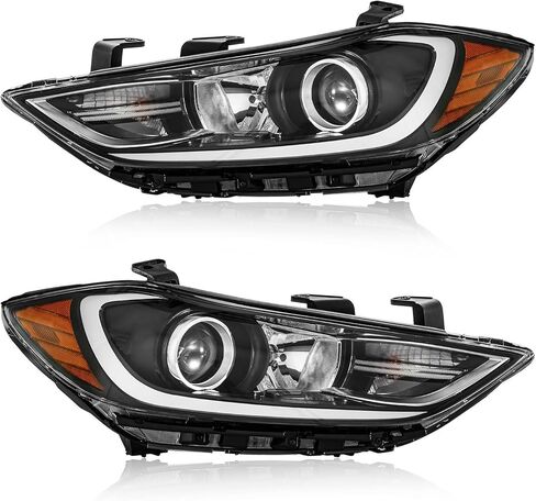 TODO Headlight Assembly Compatible with 2017 2018 Elantra | Left Driver Side in Saudi Arabia