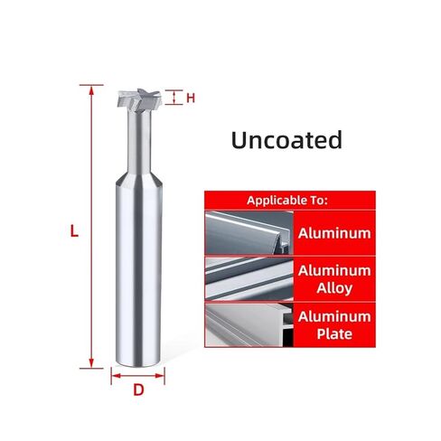 T-Slot Milling Cutters 1pc Carbide T Slot Milling Cutter CNC Tools Metal Aluminium Steel Machining Tungsten T-Groove End Mills(H3.0,Uncoated,D3x50L) in Saudi Arabia