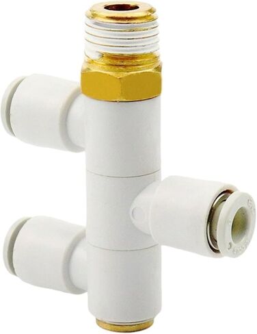 Thread Single Head 3 Groups KQ2V/D/T/04-M5/06-01/08-02/10-04s Trachea Quick Air Nozzle Joint 2Pcs(KQ2VD6-01S) in Saudi Arabia