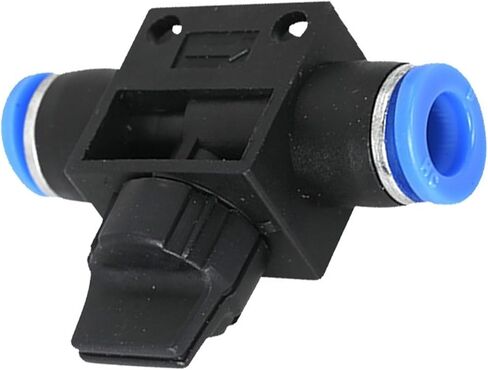 Pneumatic Quick Connector HVFF Hand Valve Switch Air Pipe Insert Plastic HVFF-4/6/8/10/12 2Pcs(HVFF10) in Saudi Arabia