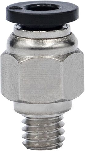 Pipe Quick Pneumatic Connector PC4-M5/01 Inlet Fitting PC Through 2Pcs(Blackpc4-01/m10(through)) in Saudi Arabia