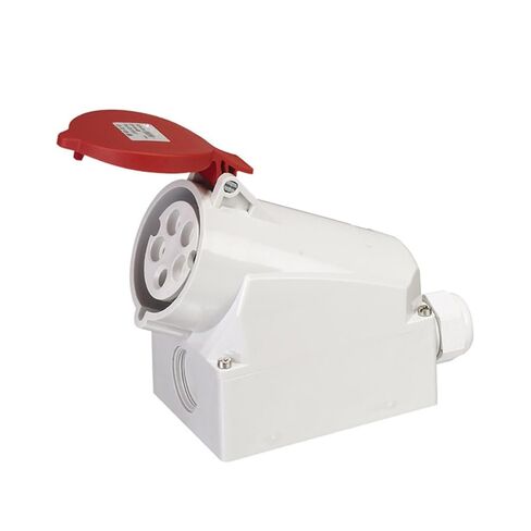 European Standard Waterproof Socket IP44 Industrial Socket Direct Supply SP-1557-32A Waterproof Exposed Socket in Kuwait