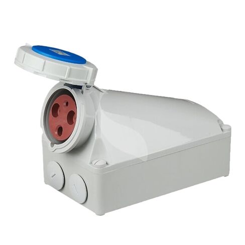IP67 Industrial dustproof and Waterproof Socket SP-1381 Surface-Mounted Socket 125A Nylon Flame Retardant Socket in Saudi Arabia
