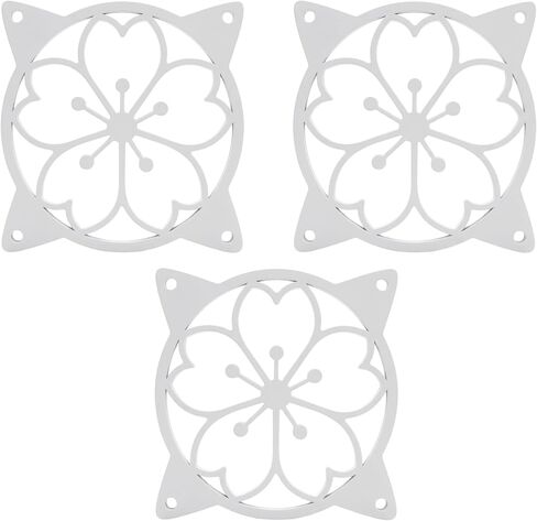 SPLASHNCOLOR 120 مم Sakura مروحة الشواية الشواية الزخرفية ، سوبر لطيف وظيفي زهر الكرز تبريد حامي مروحة الكمبيوتر حامي لجهاز الكمبيوتر ، ساكورا ملحقات CPU الألعاب ، التثبيت السهل (الوردي) in Kuwait