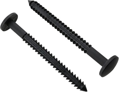 16PCS Shutter Fastener Plate Nails 2.95x0.61x0.27 inches for External Vinyl Wood Shutter Fastener Plate Nail Anchors in Saudi Arabia