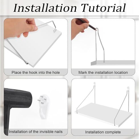 رف جهاز عرض DERTE للجدار مقاس 12 × 6 بوصة رف تثبيت على الحائط من الخشب العائم ملحقات منظم لجهاز عرض جهاز التوجيه مودم صندوق كابل في مكتب الحمام المطبخ (الجوز) in Kuwait