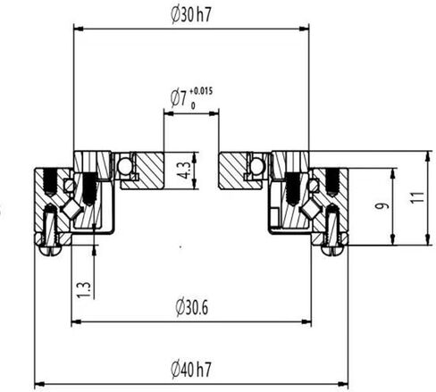 D08-30 Harmonic Reducer Collaborative Automatic Industrial Robot Manipulator Arm Joint Hollow Transmission Precision(Reduction Ratio 30) in Saudi Arabia