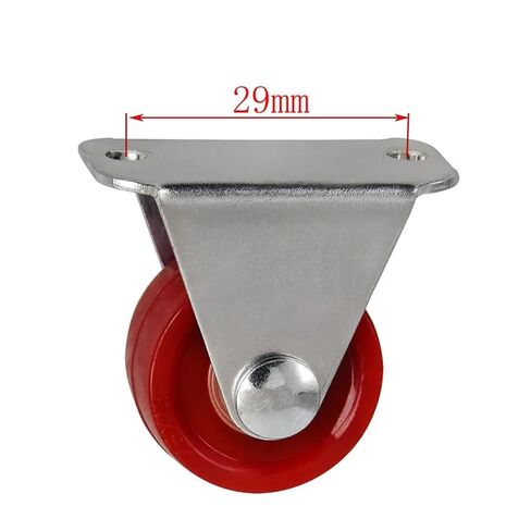 4pcs/Batch 1 inch PU Directional casters Light Maroon Polyurethane Rollers Silent wear-Resistant Furniture Wheels in Saudi Arabia